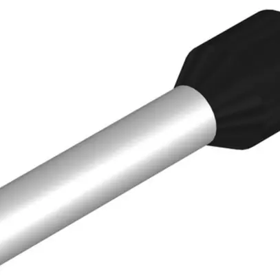 Embout de câble Weidmüller H isolé 6mm² 18mm noir en vrac 
