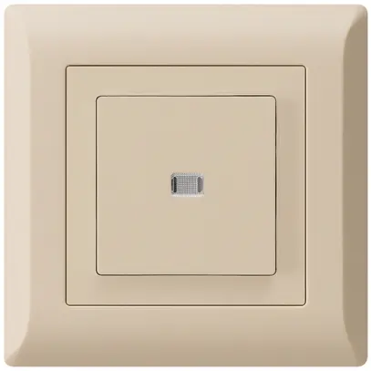Pulsante luminoso INC kallysto.line A-R/2P beige 
