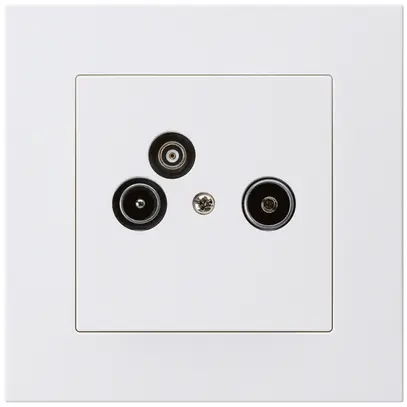 Presa antenna INC TV-R-dati KPR 4dB bianco 