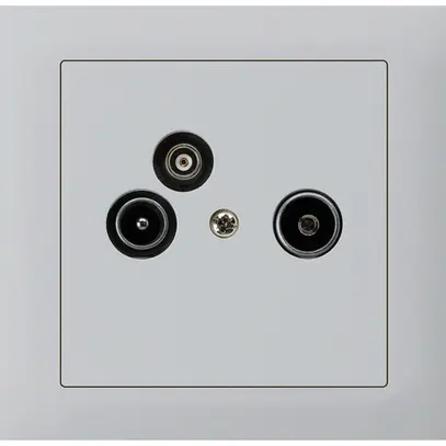 Prise d'antenne INC TV-R-données kallysto 19dB gris clair 