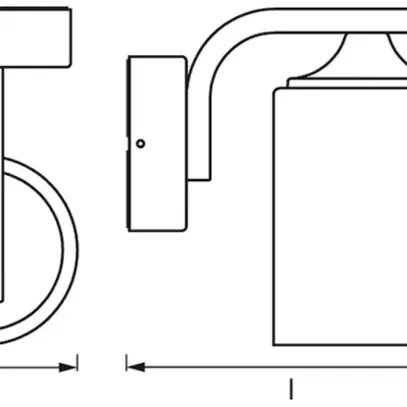Applique LDV ENDURA CLASSIC Lantern Cylinder, E27 legno 
