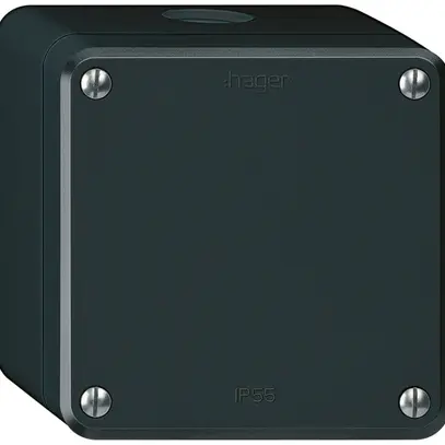 Otturatore AP robusto IP55 nero 