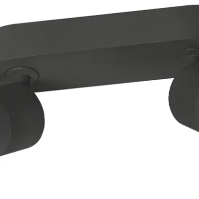 Spot SLV PURI 2.0 Cone CW GU10 2×6W VAR 150×42×138mm noir 