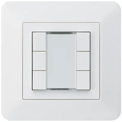 Poussoir ENC kallysto.trend KNX 6×s/e-link blanc 