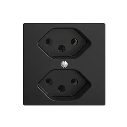 Prise ENC EDIZIOdue 2×T13 noir 