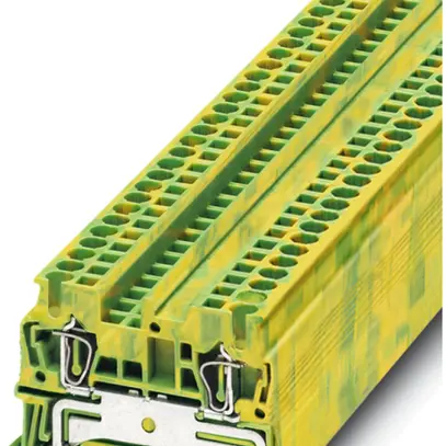 Borne de protection 0.08…4mm² raccordement à ressort vert/jaune 