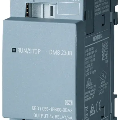 Modulo di estensione PLC Siemens LOGO!8 DM8 230R, 4ED/4UD 