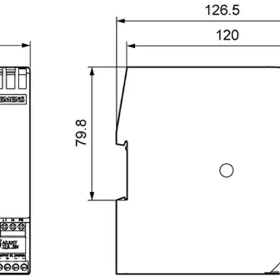 Alimentazione Siemens SITOP PSU100S, IN:120/230VAC, OUT:24VDC/10A 