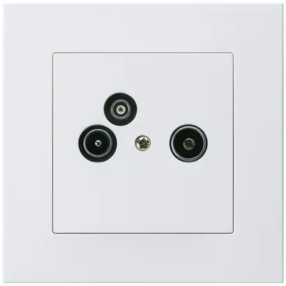 Presa antenna INC R/TV/dati kallysto.pro 2GHz 4dB bianco 