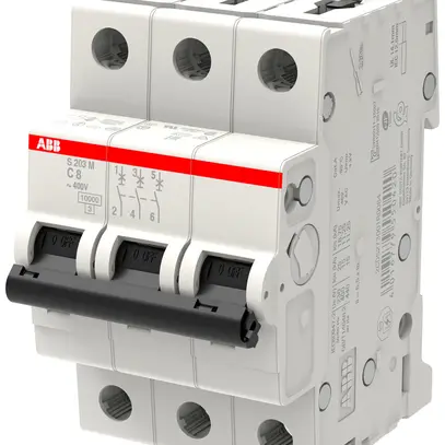 Disjoncteur ABB S203M-C8 8A C 10kA 
