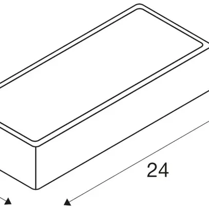 Applique LED SLV WL149, 16W 1050lm 3000K IP20 blanc 