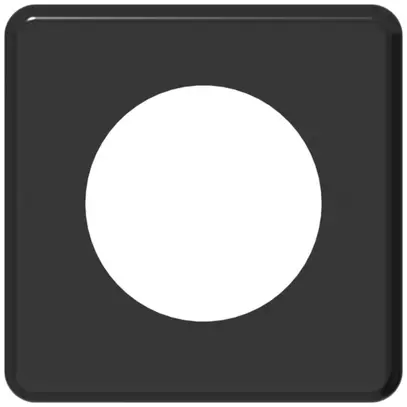 Placca frontale Classic 43mm nero 