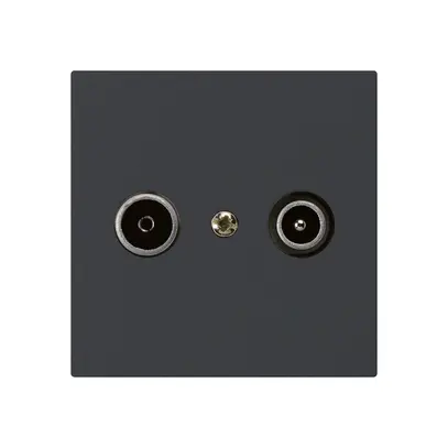 Prise de passage ENC kallysto R/TV 23dB noir 