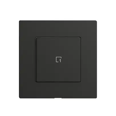 Commande pour poussoir scène 1 scène/1T Edue Wiser noir 