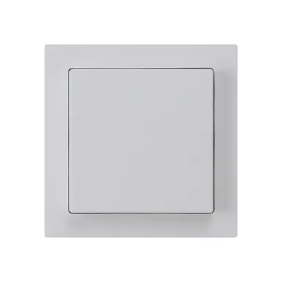 Kit frontale kallysto 60×60 grigio chiaro per interruttore/tasto 