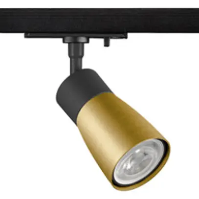 Spot SLV PURI 2.0 Dome GU10 1×6W VAR AD1PH Ø55mm noir/or 