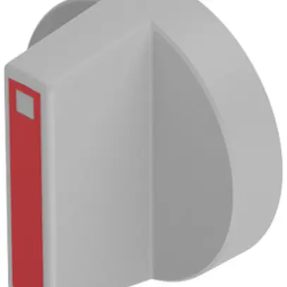 Manopola rotativa EAO51/61 luminoso grigio/rosso 