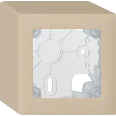Boîtier AP kallysto beige h=64mm 