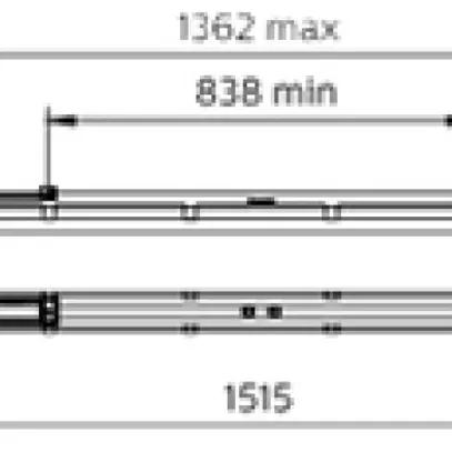 Luminaire pour locaux mouillés CoreLine WT120C LED60S PSU 840 gris 3h 1.5m 