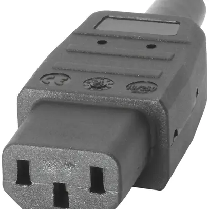 Presa d'apparecchi nero T113 C13 diritta nero 