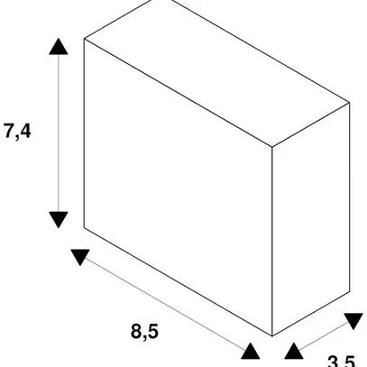 Leuchtenadapter SLV für 1-Phasen Stromschiene, weiss 