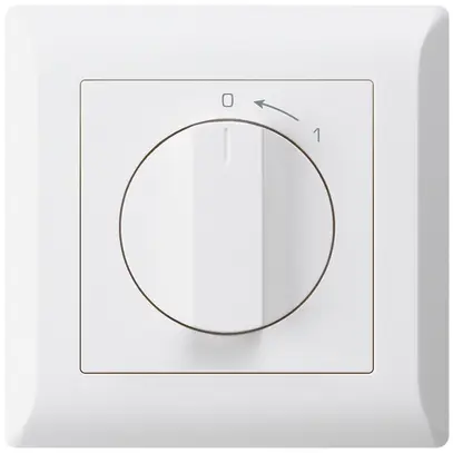 Contatto rotativo INC 0<-1/2L bianco kallysto.line con manopola 