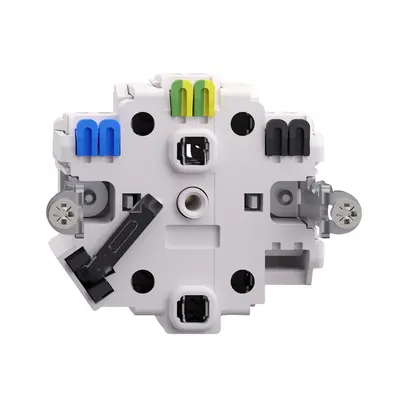 Inserto presa FH BSE 2×T13 con LED verde 