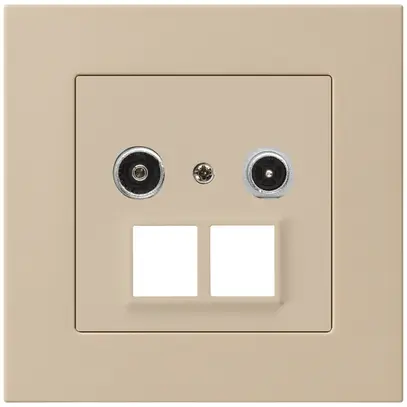 Prise multimédia ENC kallysto.pro R/TV 19dB 2GHz beige 