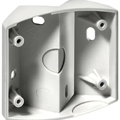 Supporto d'angolo ESYLUX per MD 120/200, bianco 