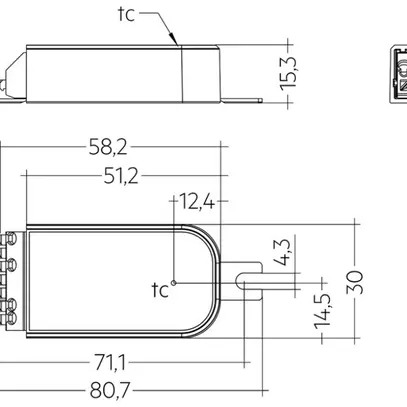 Alimentazione Tridonic DALI PS3 16V 70mA 