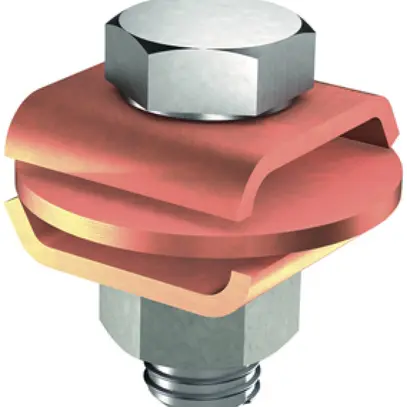 Morsetto a croce Flury AV 2 per filo, CuNiSi, Ø 6…8mm 