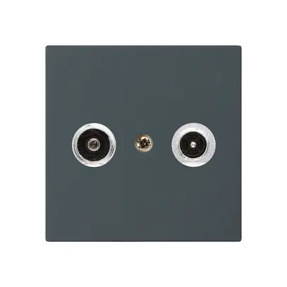 Presa antenna kallysto R/TV montaggio A 19dB 2GHz antracite 