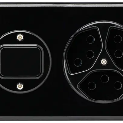 Combinaison ENC I-I 3/1L+3×type 13 basico noir horizontale 