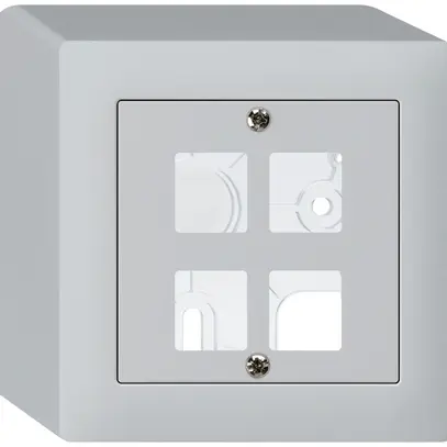 Kit frontale AP kallysto Q per 4 moduli grigio chiaro 