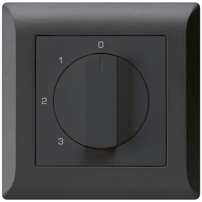 Interruttore rotativo INC kallysto.line 5/1L nero 