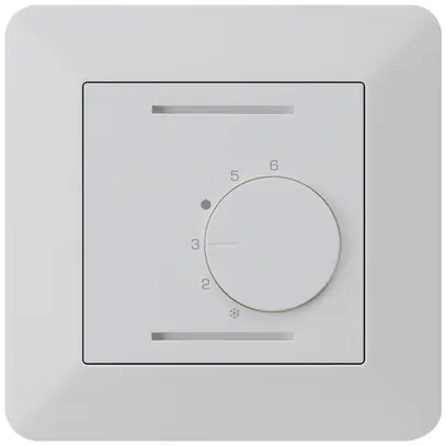 Thermostate d'ambiance ENC kallysto.trend gris clair sans interrupteur 