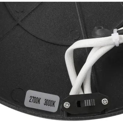 LED-Decken-/Wandleuchte SLV ONE 40 CW 14W 450lm 927/930 DALI Ø400 schwarz 