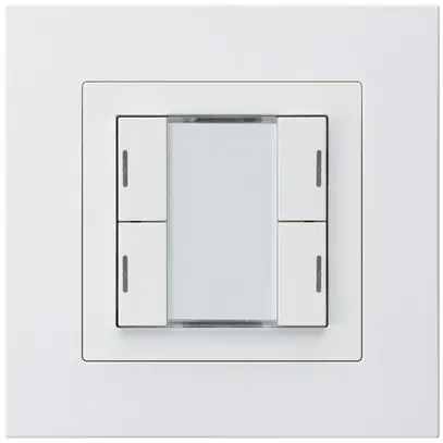 UP-Taster kallysto.pro KNX 4×RGB LED s/e-link weiss 