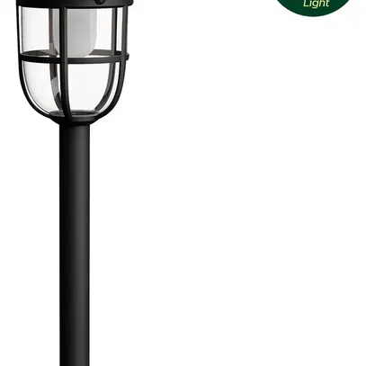 Paletto luminoso LED Philips Radii Solar IR 1.3W 250lm 830 IP44 Ø175×600mm nero 