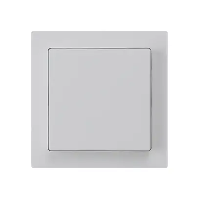 Kit frontal kallysto 60×60mm gris clair p.variateur à bouton-poussoir/Babyswitch 