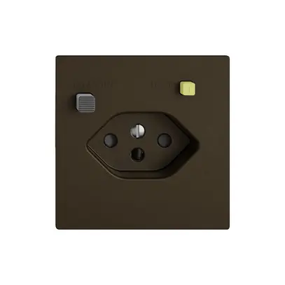 Steckdose FI EDIZIO.liv  1×T13 mit Shutter br 