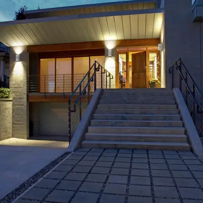 Applique LEDVANCE ENDURA Classic GU10 2×35W IP44 blanc 