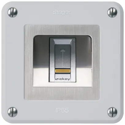 Lecteur d'empreintes digitales NUP Hager ekey robusto C gris 