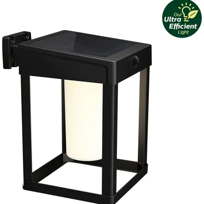 Applique LED Philips Camill Solar SQ FR IR SEN 1.4W 250lm 830 IP44 nero 