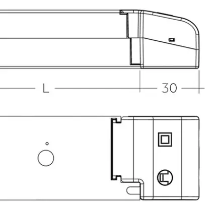 Décharge de traction pour LC SC ADVANCED 43×30mm CLIP-ON 