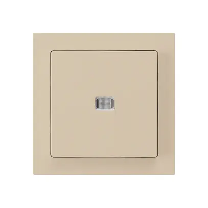 Interruttore luminoso INC kallysto 3/1L beige 