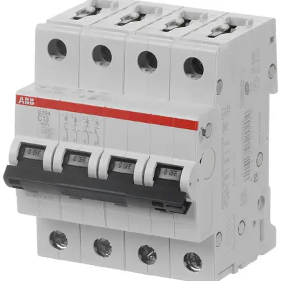Disjoncteur ABB S204-C13 13A C 6kA 
