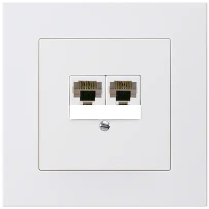Scatola INC kallysto.pro 2×RJ45u separato bianco 