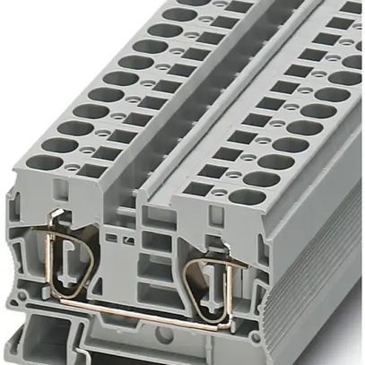 Borne 0.2…16mm² raccordement à ressort gris 