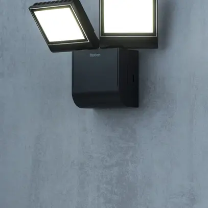 Projecteur LED theLeda S 17W 2×900lm 4000K noir IP55 